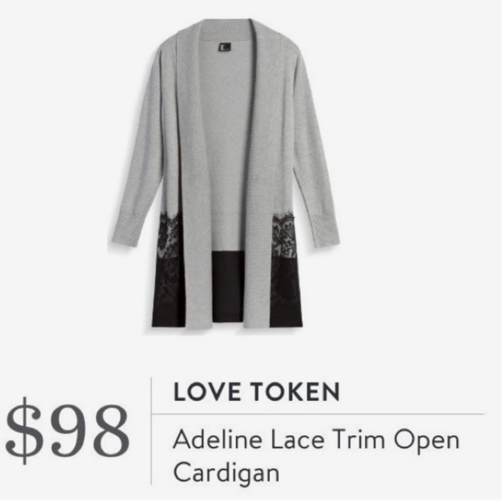 Love Token Lace Cardigan, size small